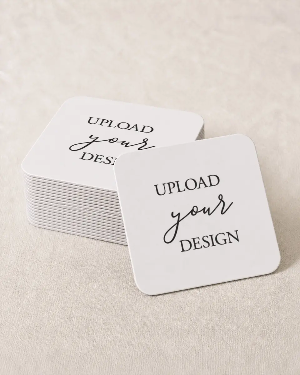 This is a 4" x 4" Upload Your Design called Upload Your Design printed in full color on Kraft Chipboard paper