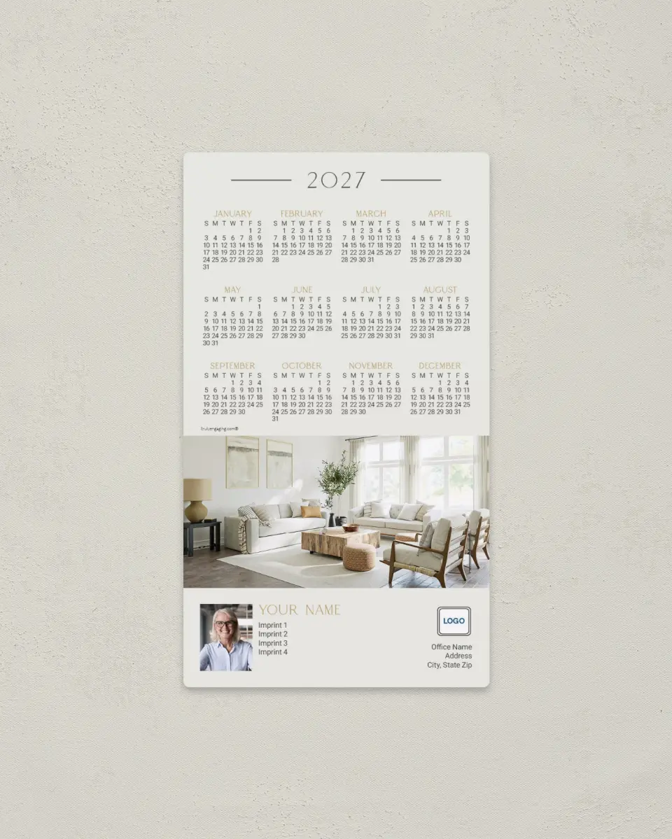 This is a 4" x 7" Full Magnet Calendar called Clean Living printed in full color with a Standard Gloss finish