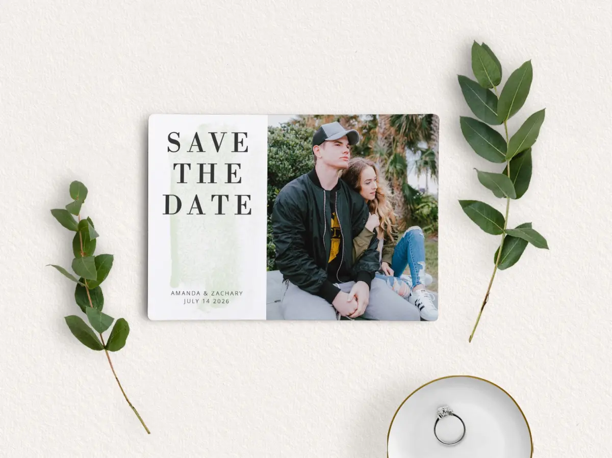 Save the Date Magnet Front