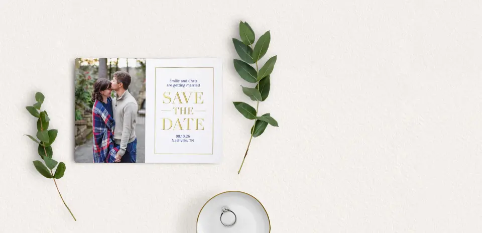 Save the Date Magnet Front