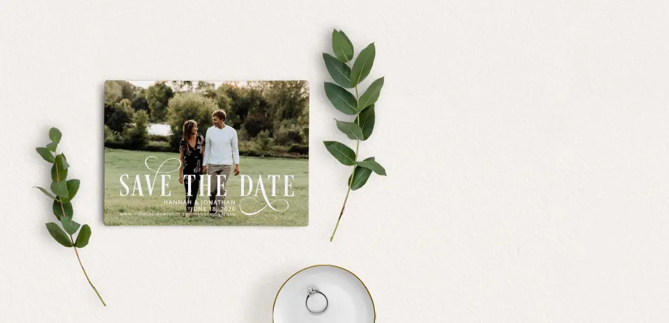 Save the Date Magnet Front