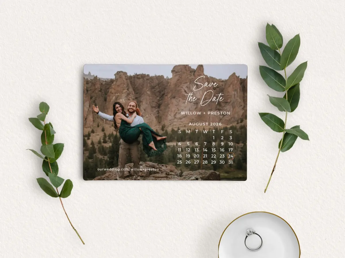 Save the Date Magnet Front