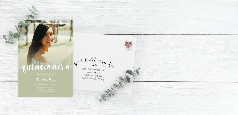 Save the Date Magnet with Optional Guest Addressing Service