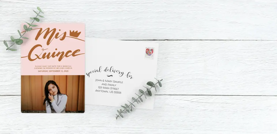 Save the Date Magnet with Optional Guest Addressing Service