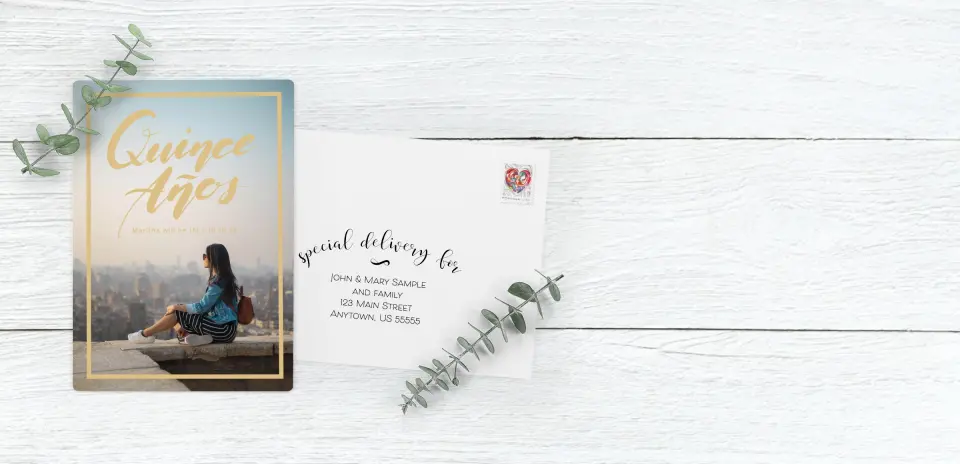 Save the Date Magnet with Optional Guest Addressing Service