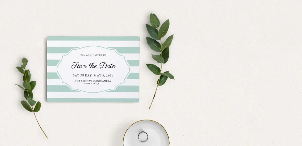 Save the Date Magnet Front