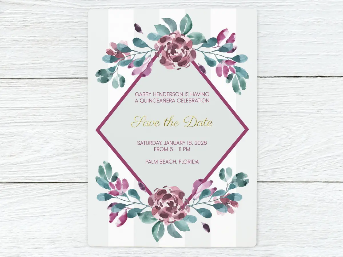 Save the Date Magnet Front