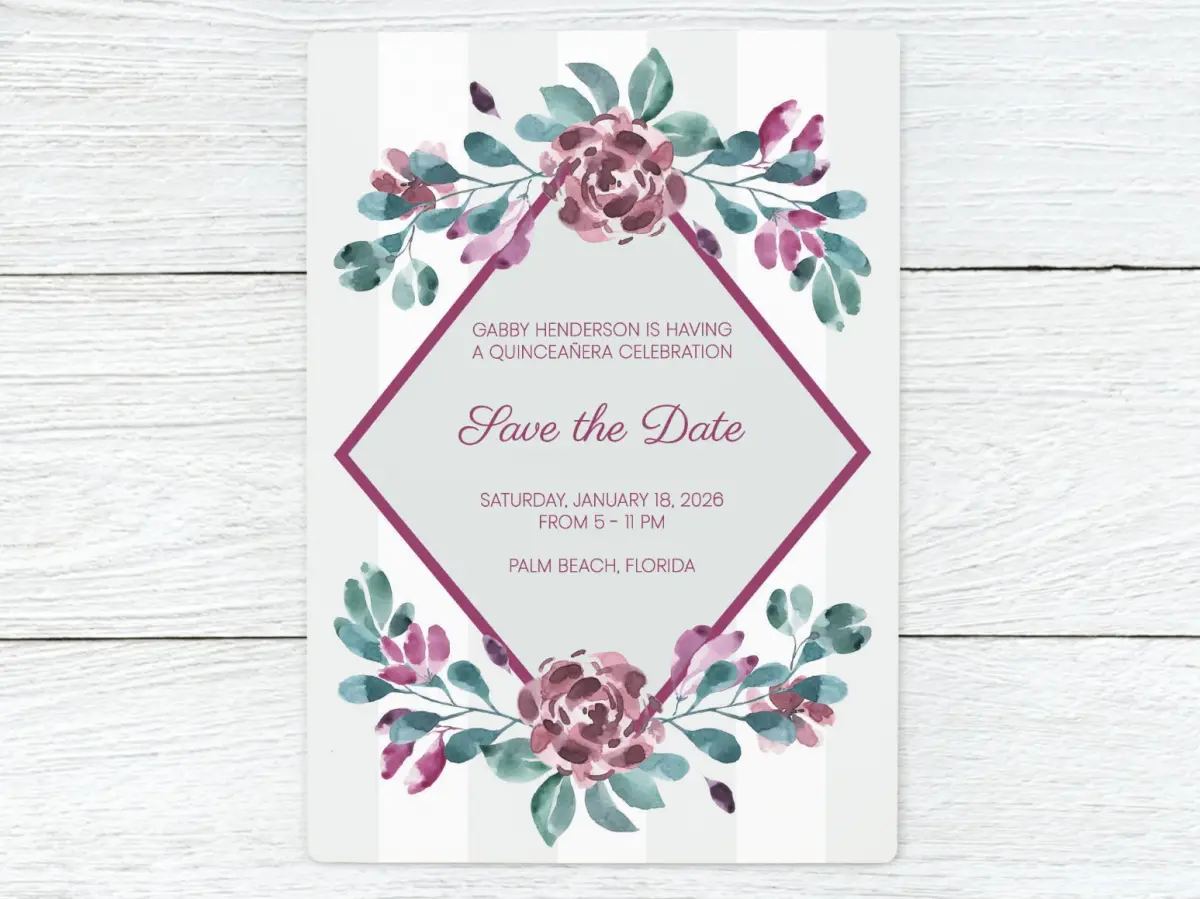 Save the Date Magnet Front