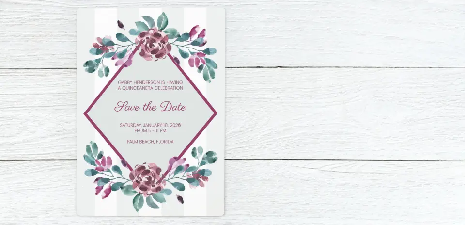 Save the Date Magnet Front