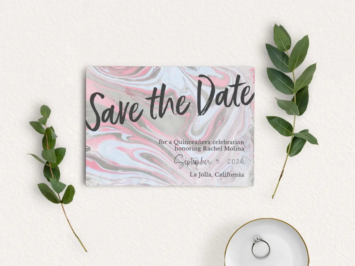 Save the Date Magnet Front