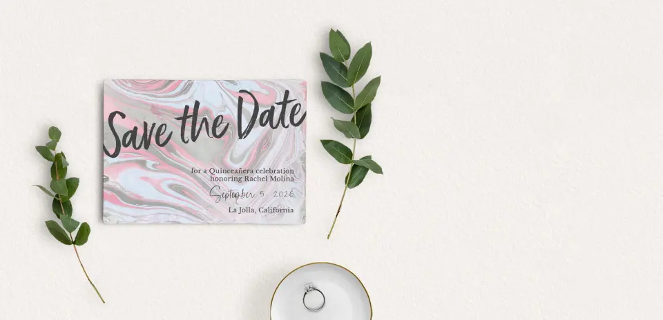 Save the Date Magnet Front