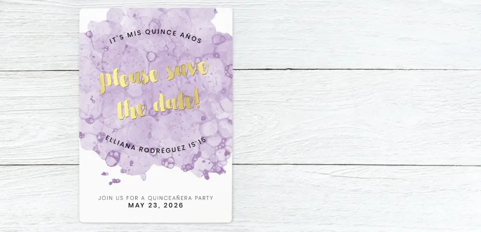 Save the Date Magnet Front