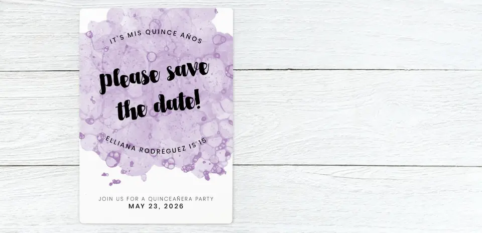 Save the Date Magnet Front