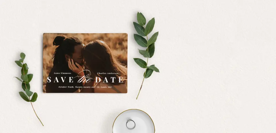 Save the Date Magnet Front
