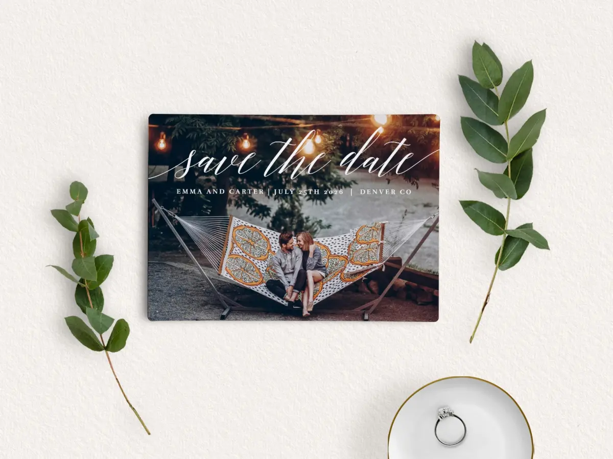 Save the Date Magnet Front