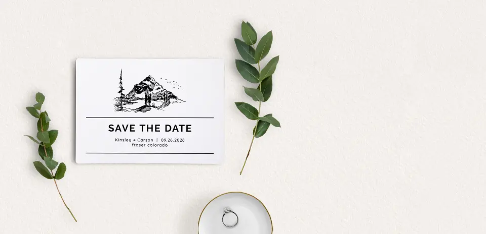 Save the Date Magnet Front