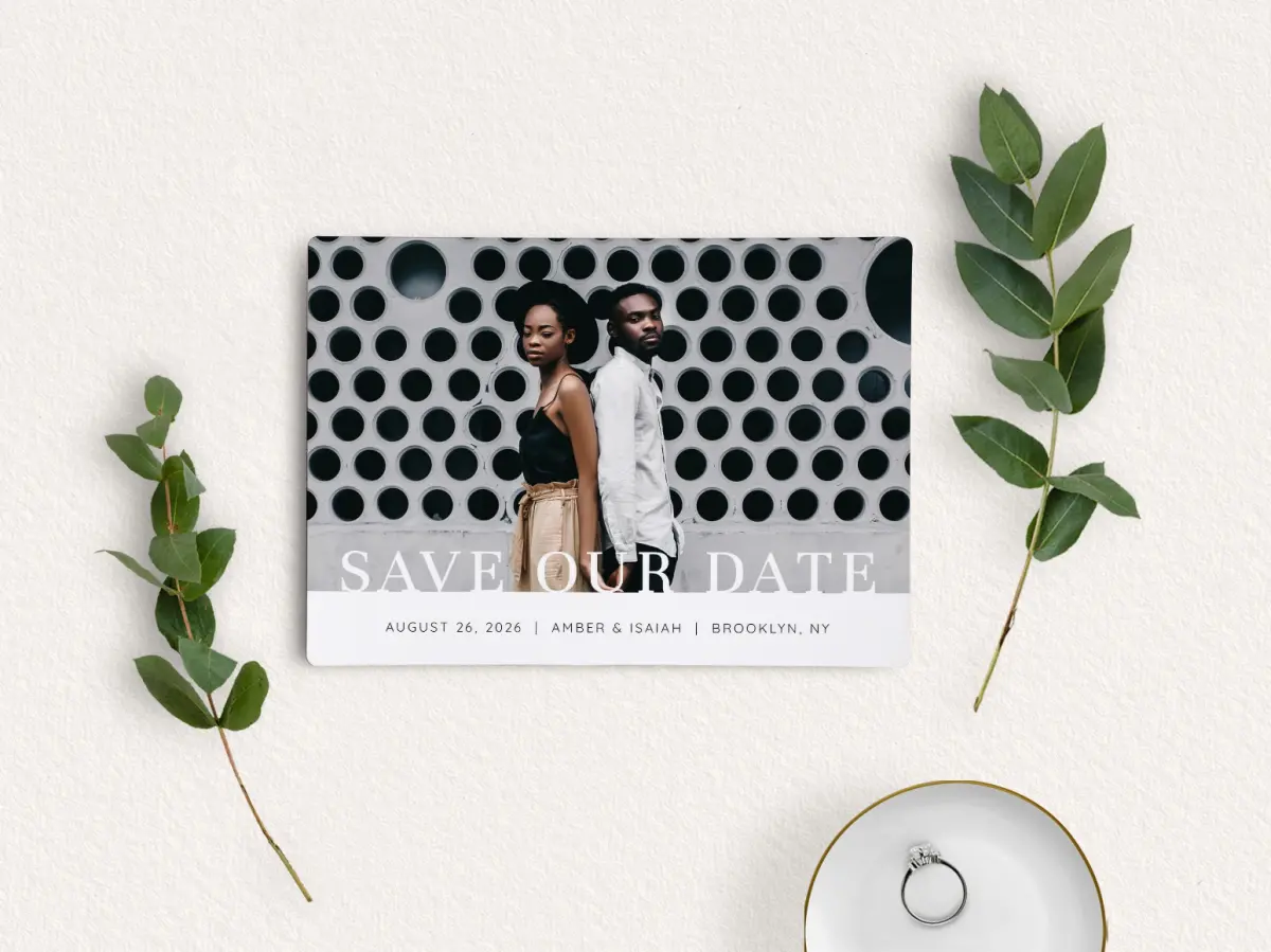 Save the Date Magnet Front