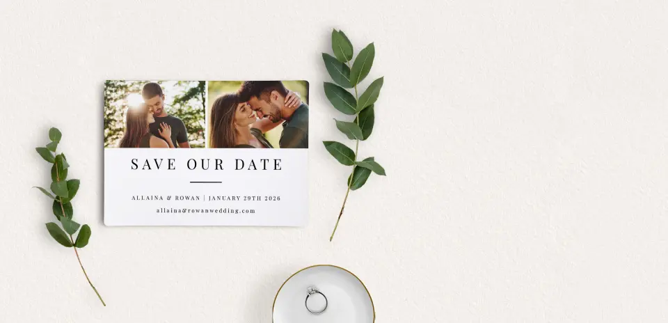 Save the Date Magnet Front