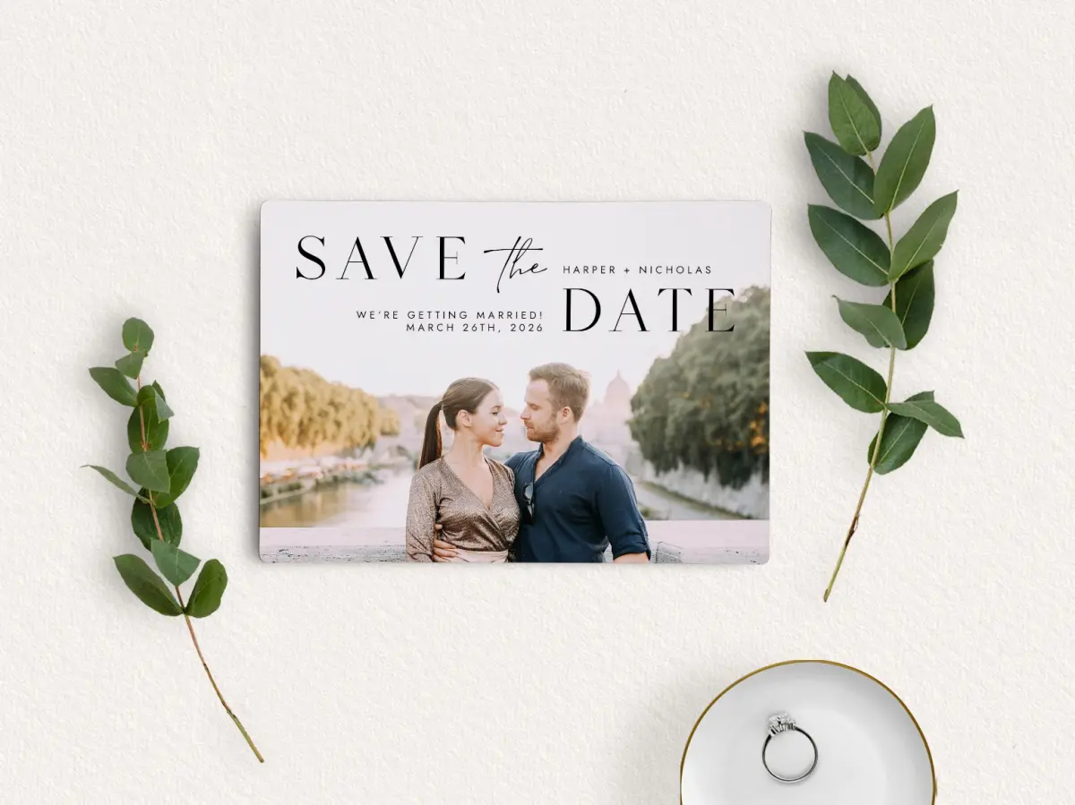 Save the Date Magnet Front
