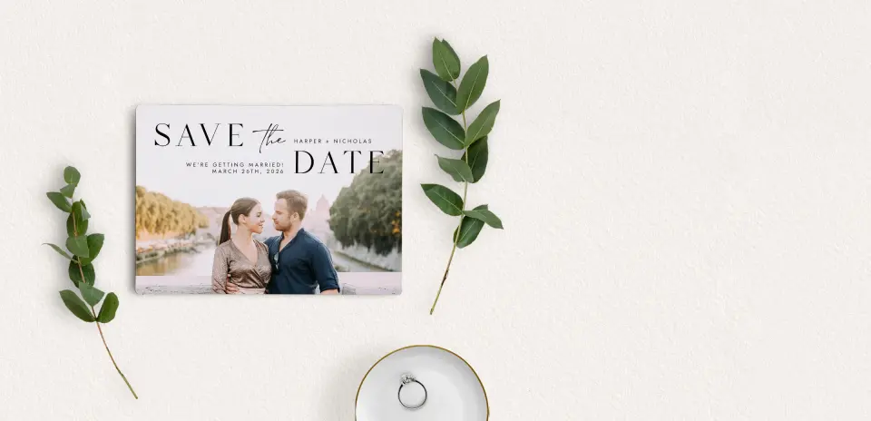 Save the Date Magnet Front