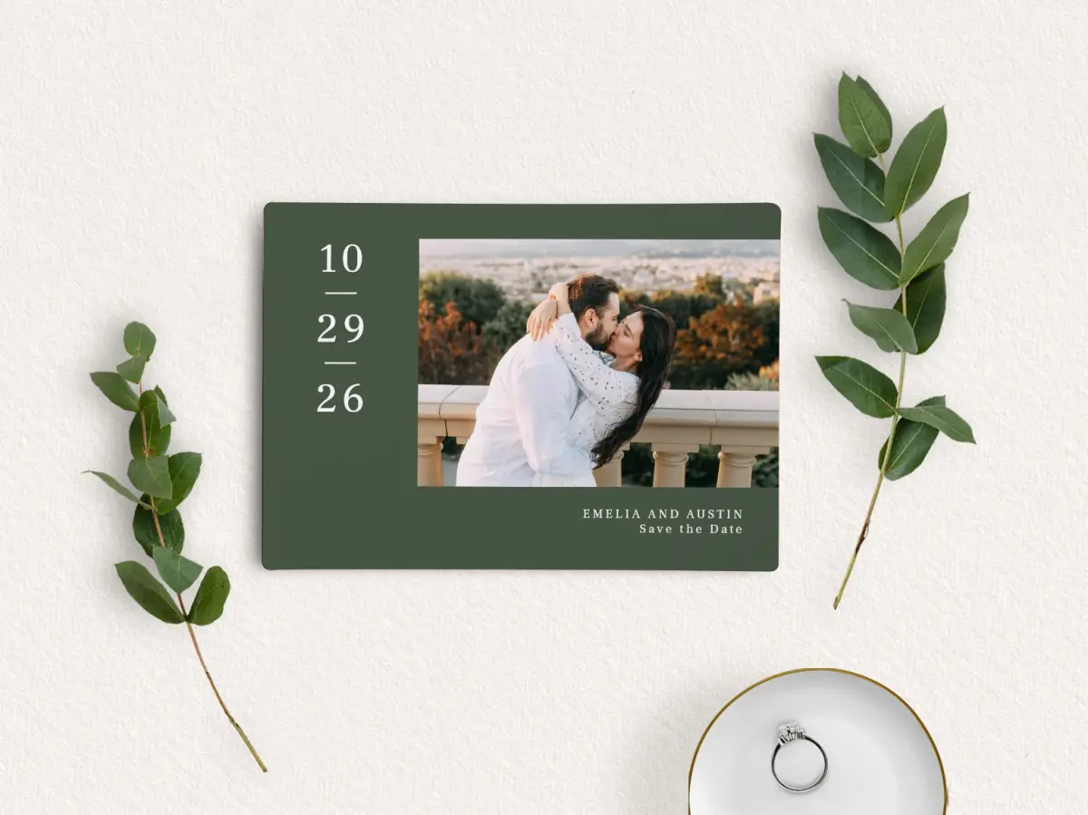 Save the Date Magnet Front