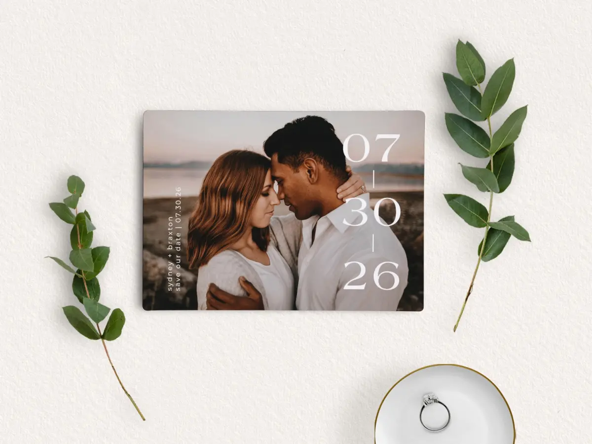 Save the Date Magnet Front