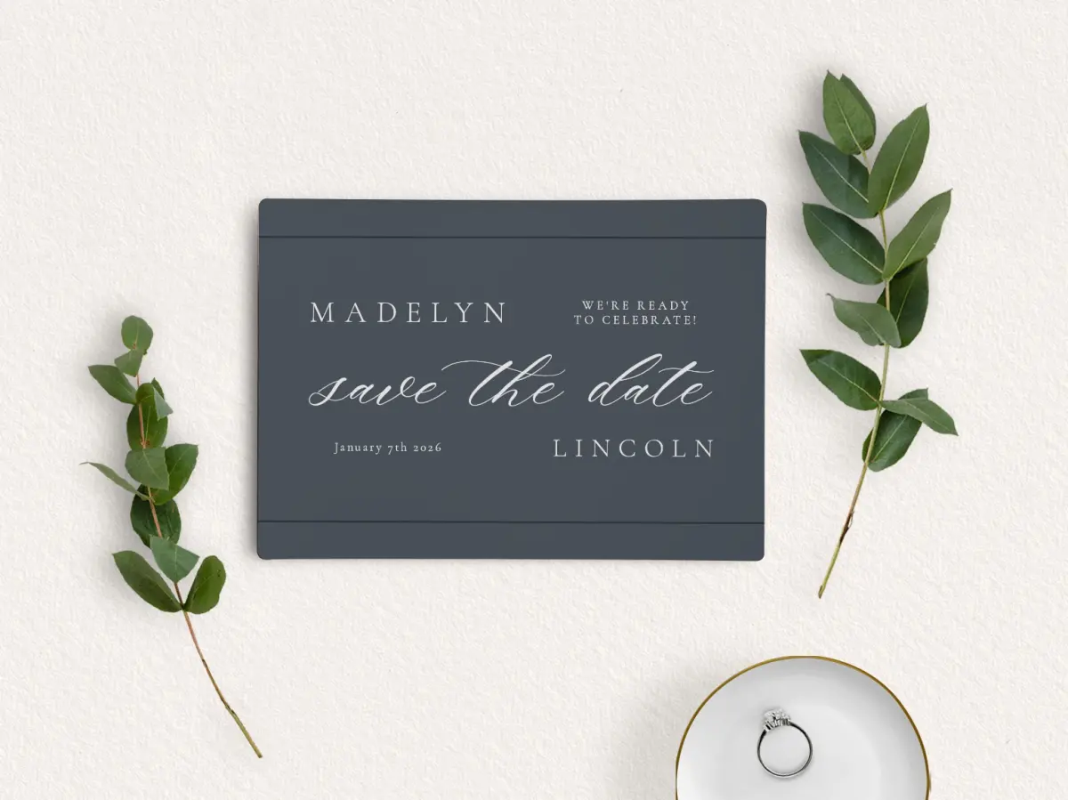 Save the Date Magnet Front