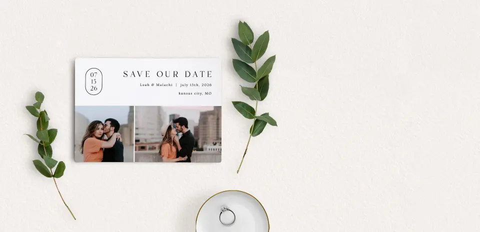 Save the Date Magnet Front