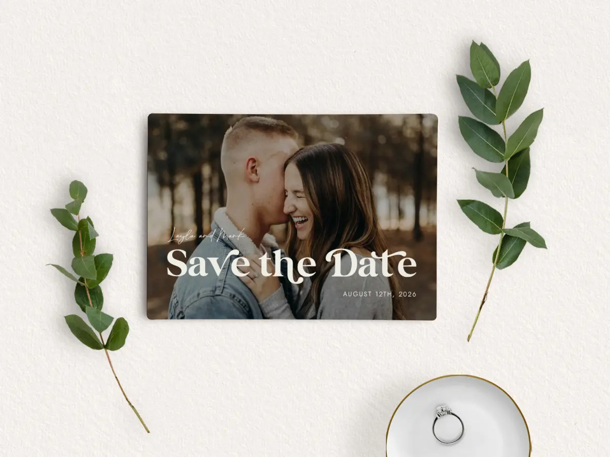Save the Date Magnet Front