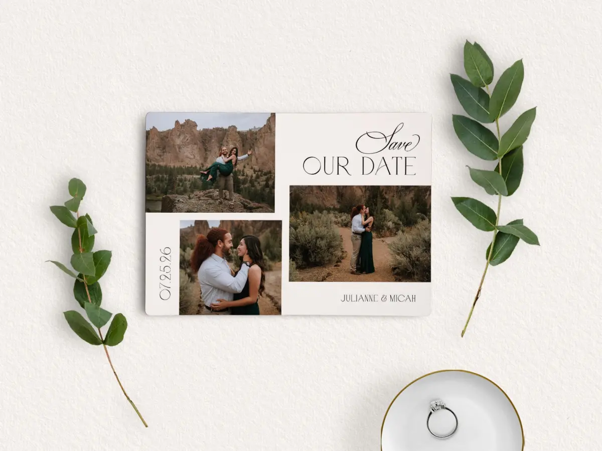 Save the Date Magnet Front