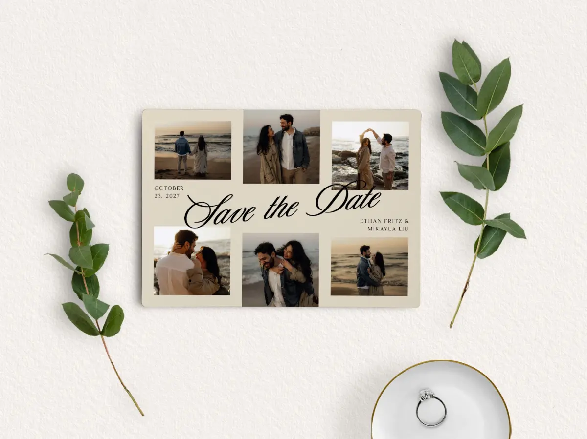 Save the Date Magnet Front