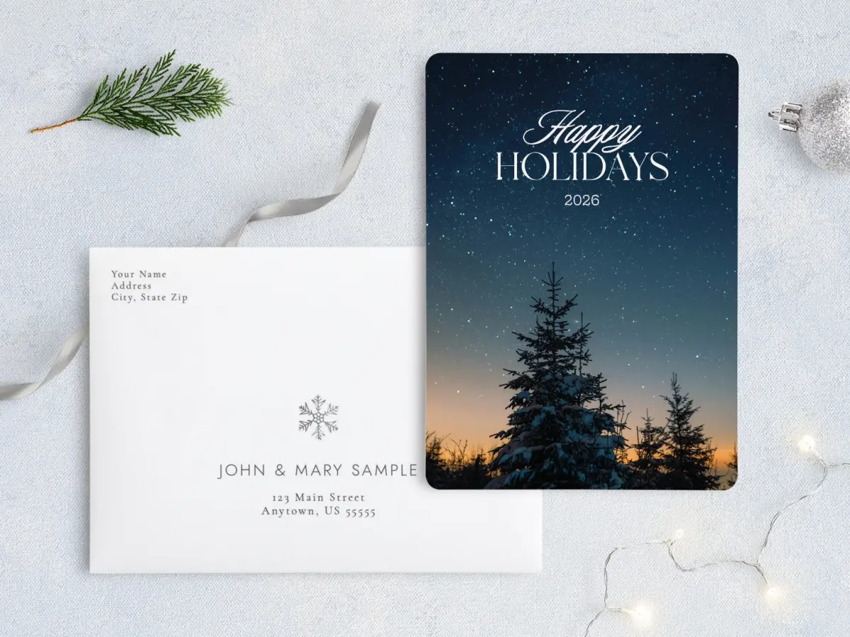 Front with Envelope Design