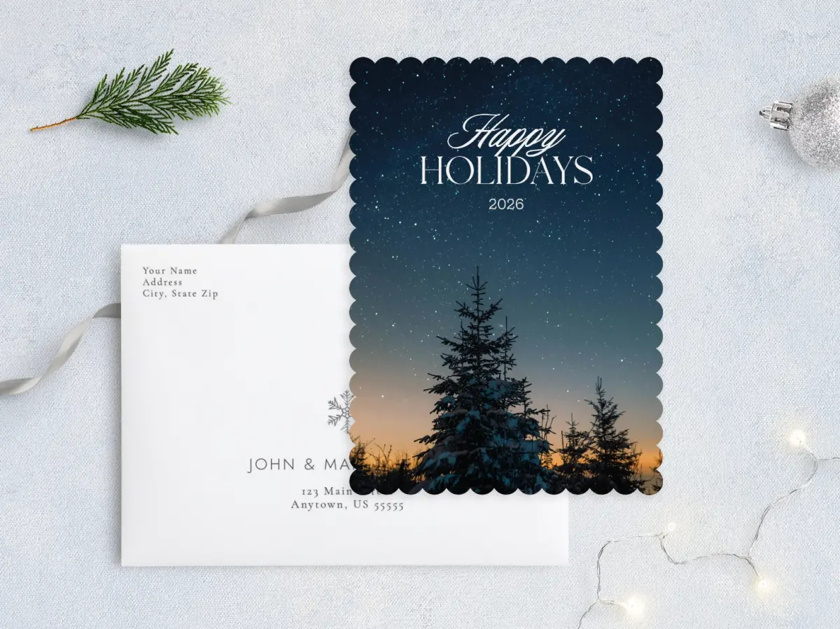 Front with Envelope Design