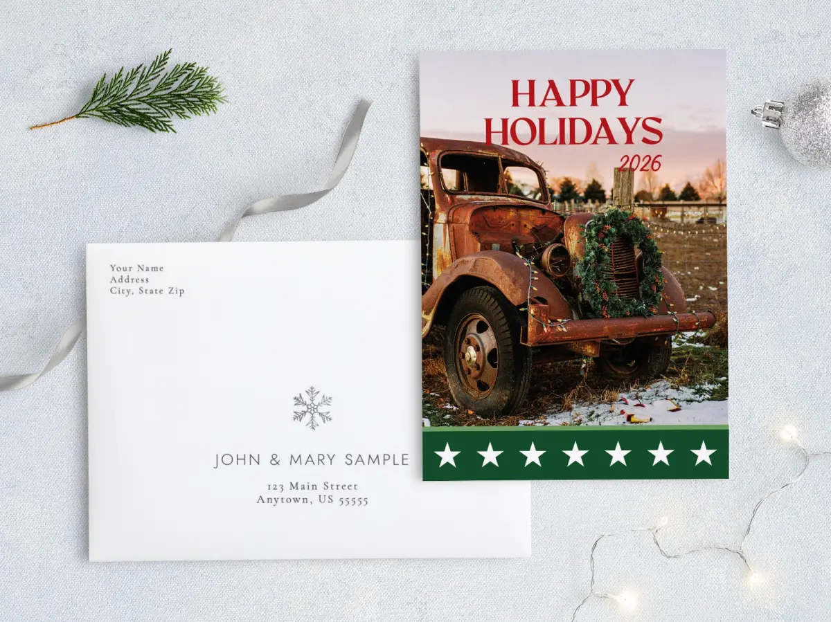 Front with Envelope Design