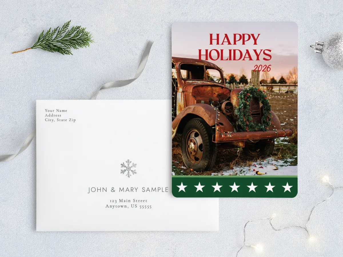 Front with Envelope Design