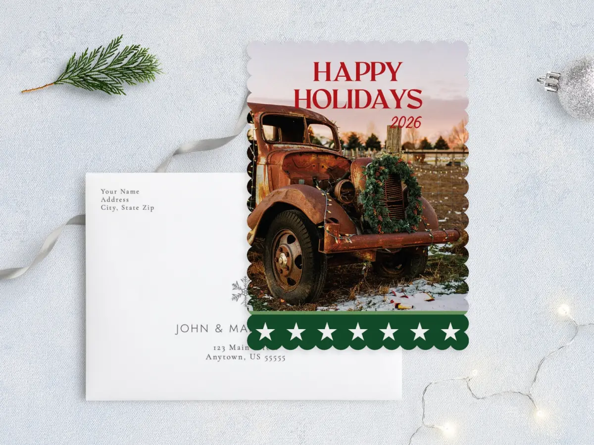 Front with Envelope Design