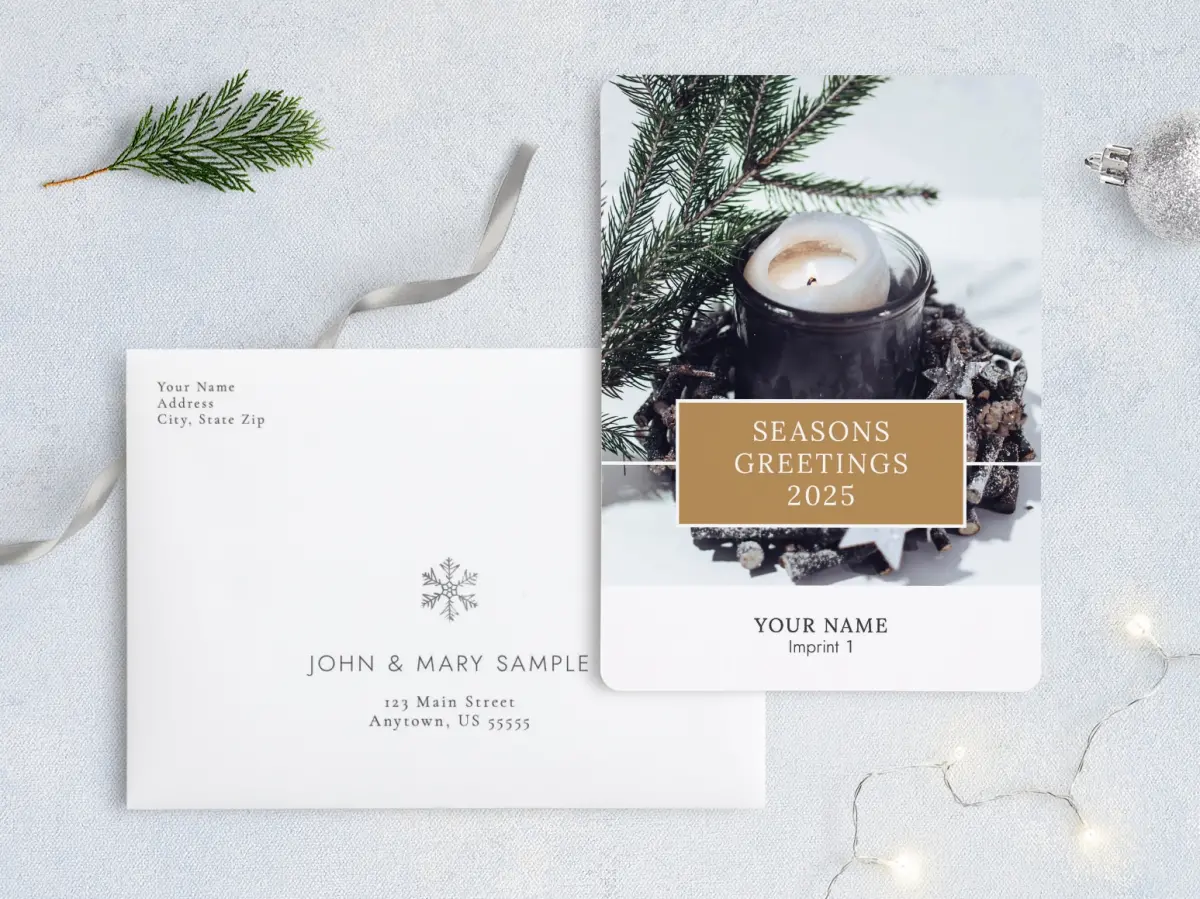 Front with Envelope Design