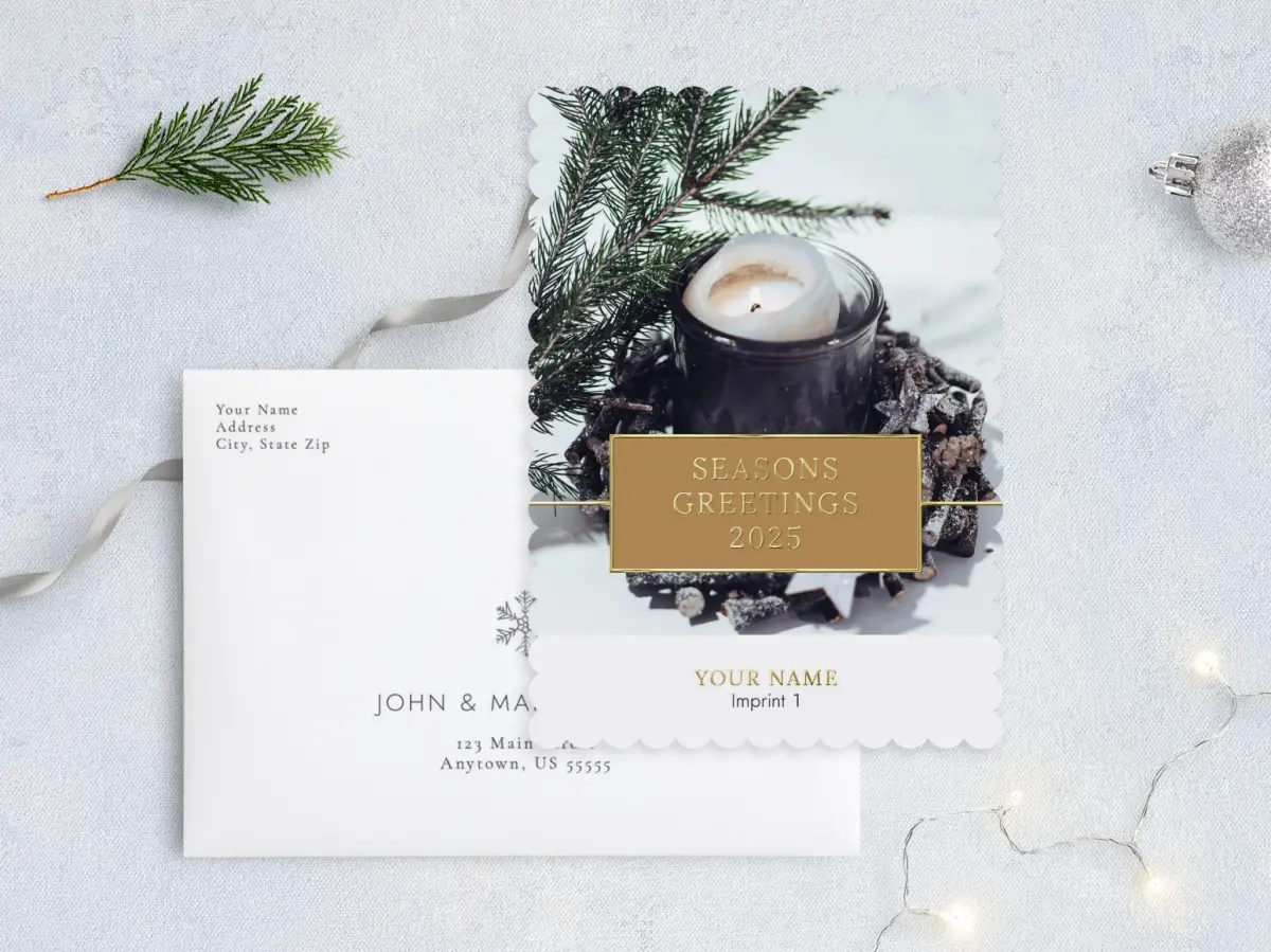 Front with Envelope Design