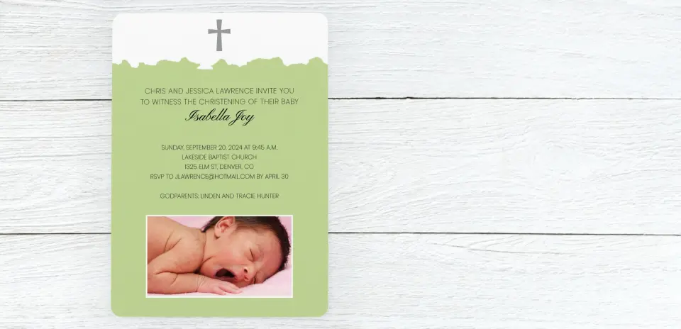 Save the Date Card Front