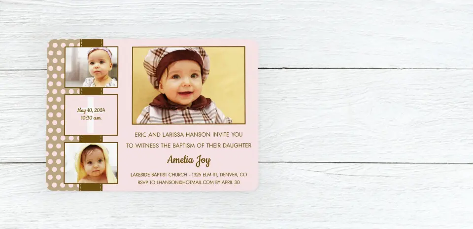 Save the Date Card Front
