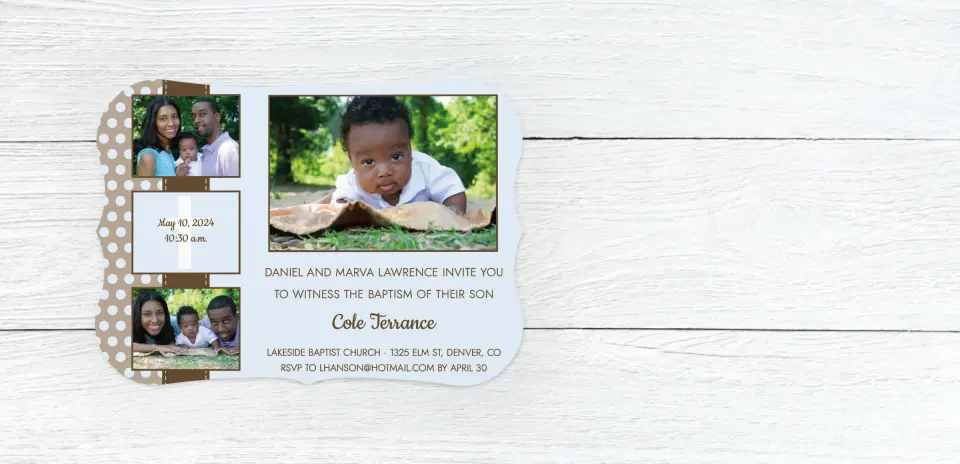 Save the Date Card Front