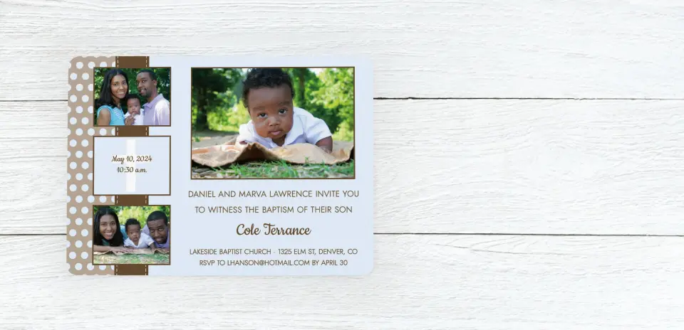 Save the Date Card Front