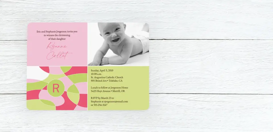Save the Date Card Front