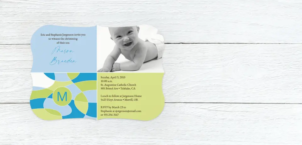Save the Date Card Front