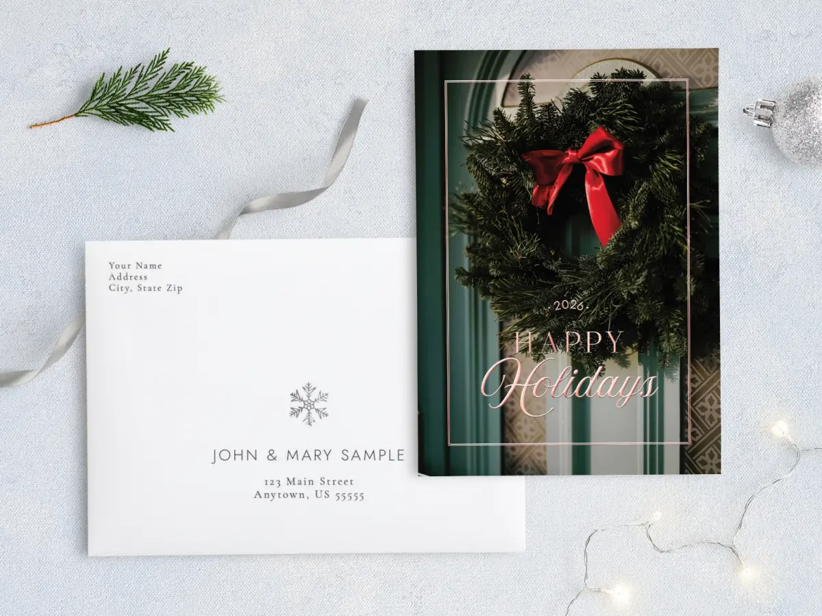 Front with Envelope Design