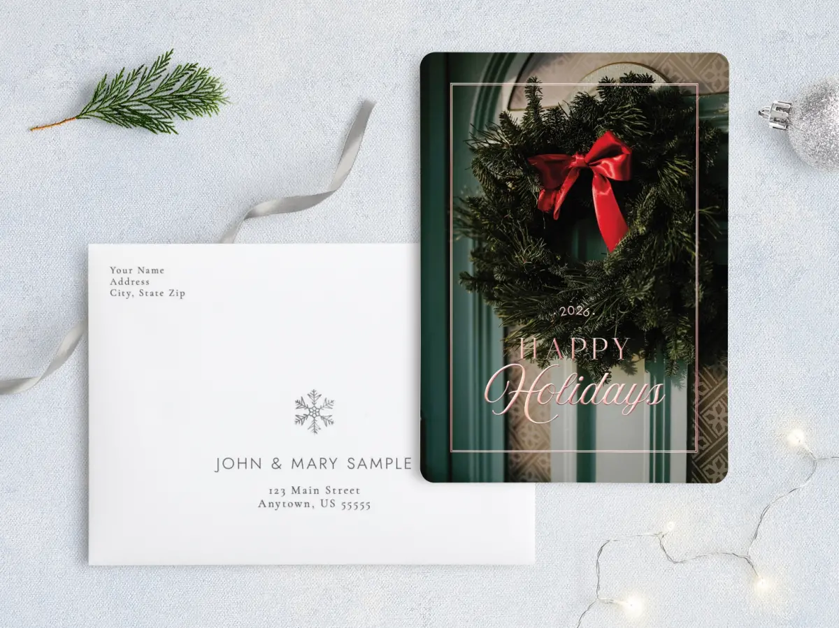 Front with Envelope Design