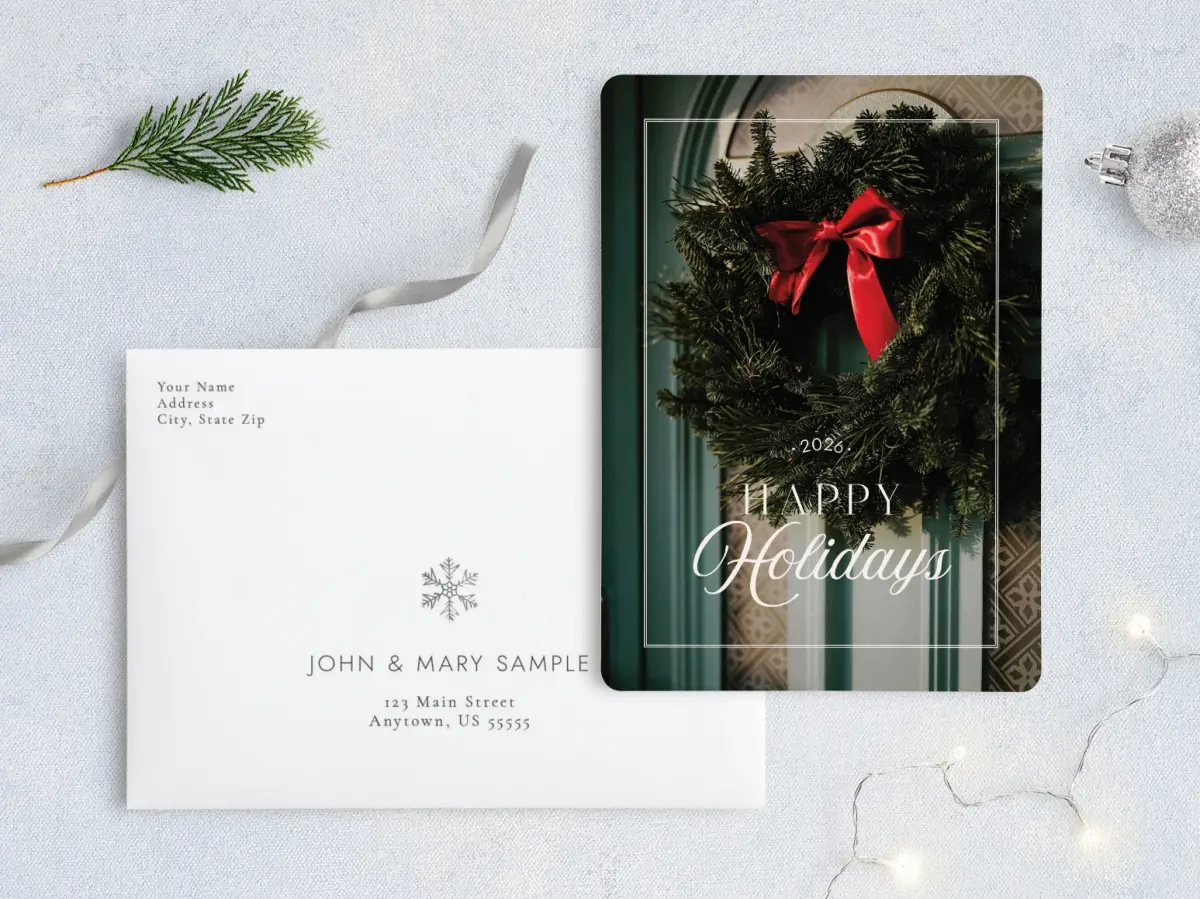 Front with Envelope Design