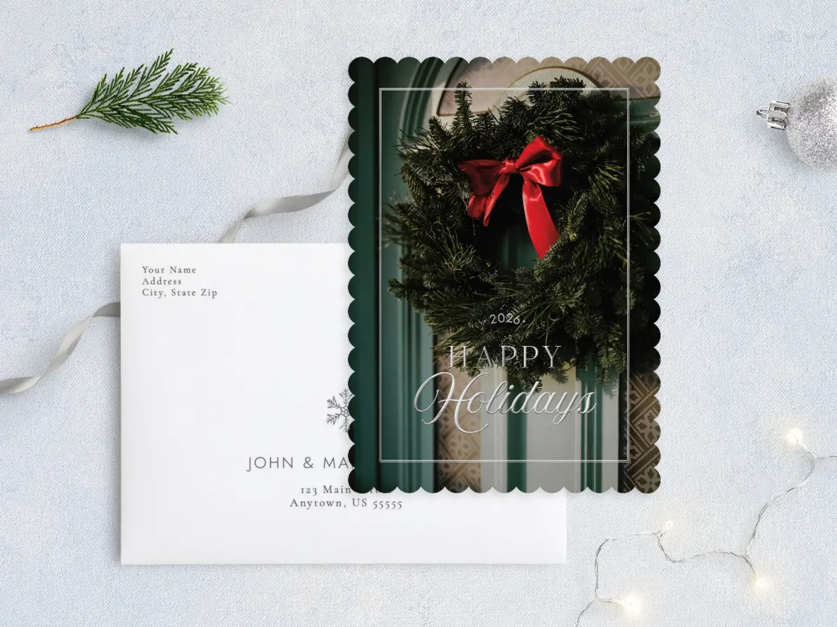 Front with Envelope Design
