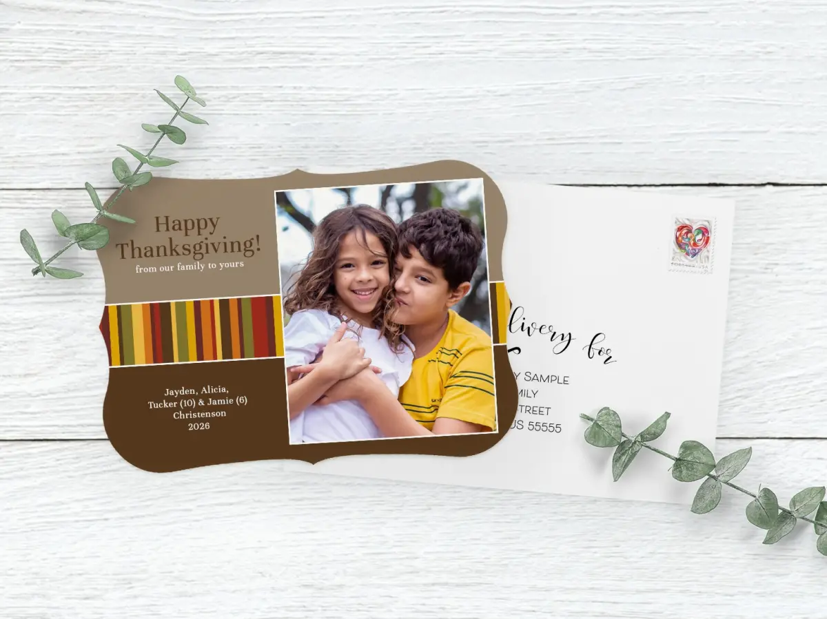 Save the Date Card with Optional Guest Addressing Service