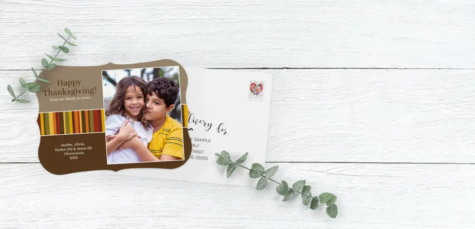 Save the Date Card with Optional Guest Addressing Service